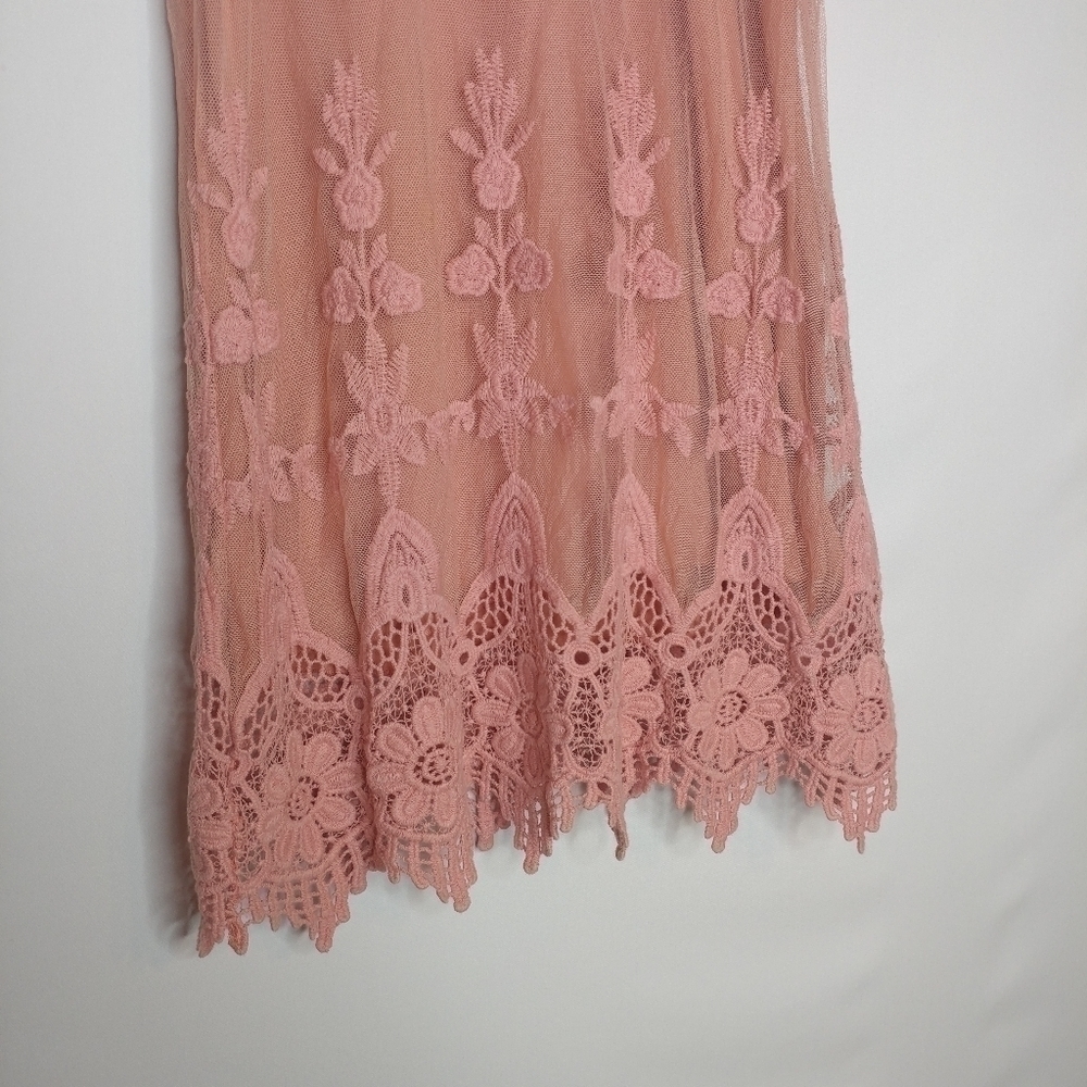Want & Need Embroidered Sleeveless Lace Tank - Picture 6 of 14